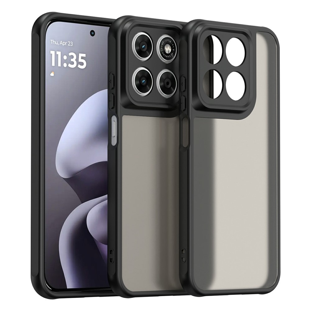 Proof merev hátú gél tok a Motorola Moto G87 5G/G77 5G/G67 5G készülékekhez – fekete