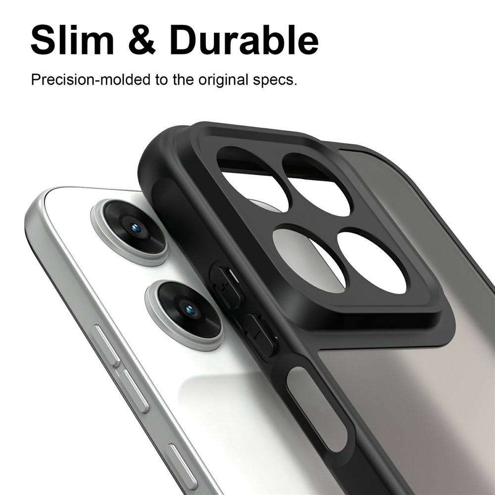 Proof merev hátú gél tok a Motorola Moto G87 5G/G77 5G/G67 5G készülékekhez – fekete