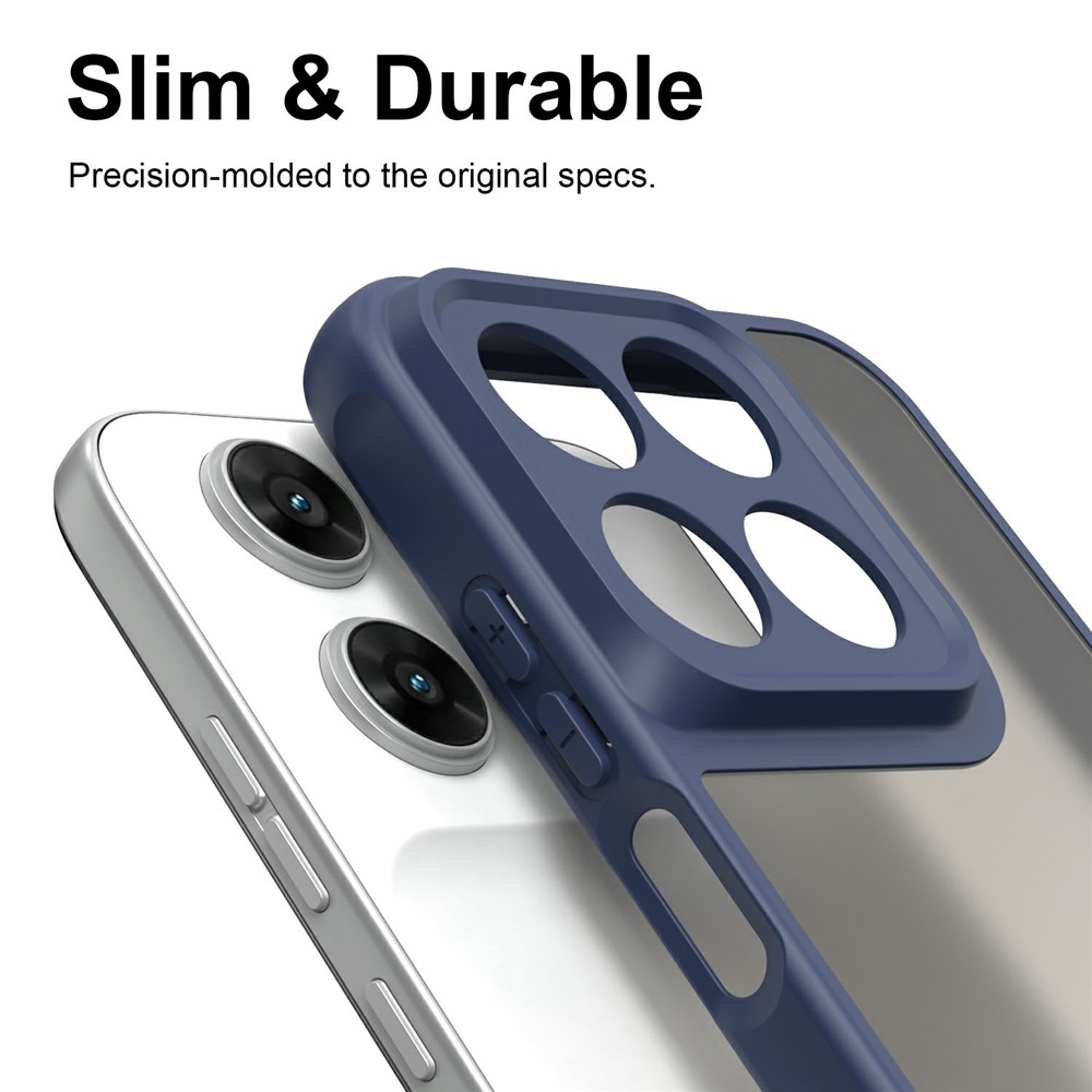 Proof gél tok merev háttámlával a Motorola Moto G87 5G/G77 5G/G67 5G készülékekhez – kék