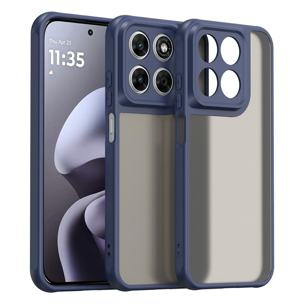 Proof gél tok merev háttámlával a Motorola Moto G87 5G/G77 5G/G67 5G készülékekhez – kék