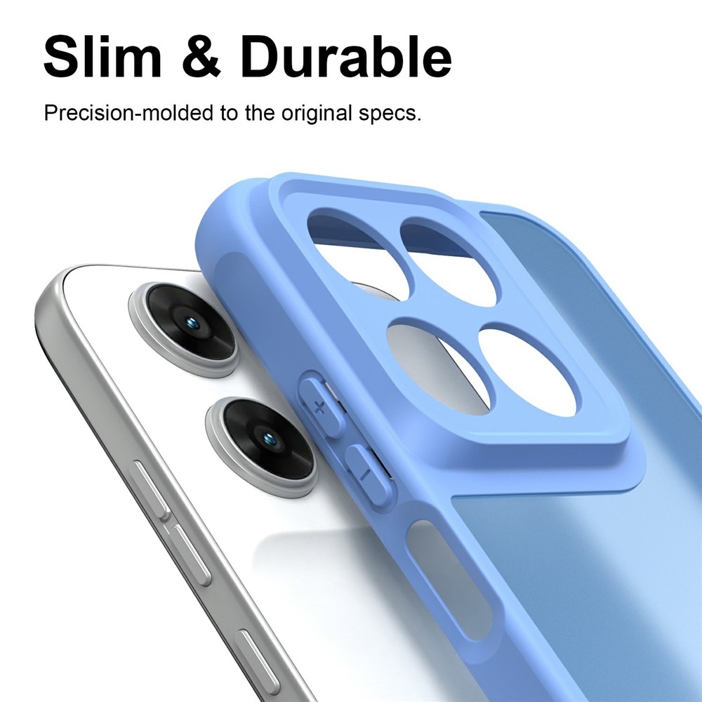 Proof merev hátú gél tok a Motorola Moto G87 5G/G77 5G/G67 5G készülékekhez – világoskék