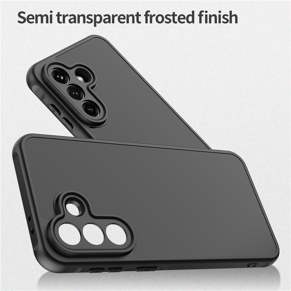 Gél tok kemény hátlappal Samsung Galaxy A37 5G - fekete/fekete - fekete / fekete