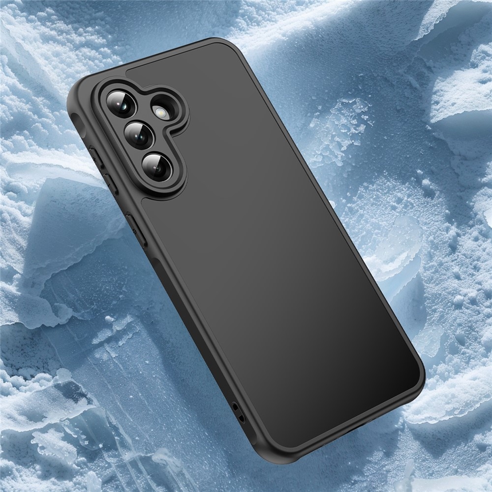 Gél tok kemény hátlappal Samsung Galaxy A37 5G - fekete/fekete - fekete / fekete