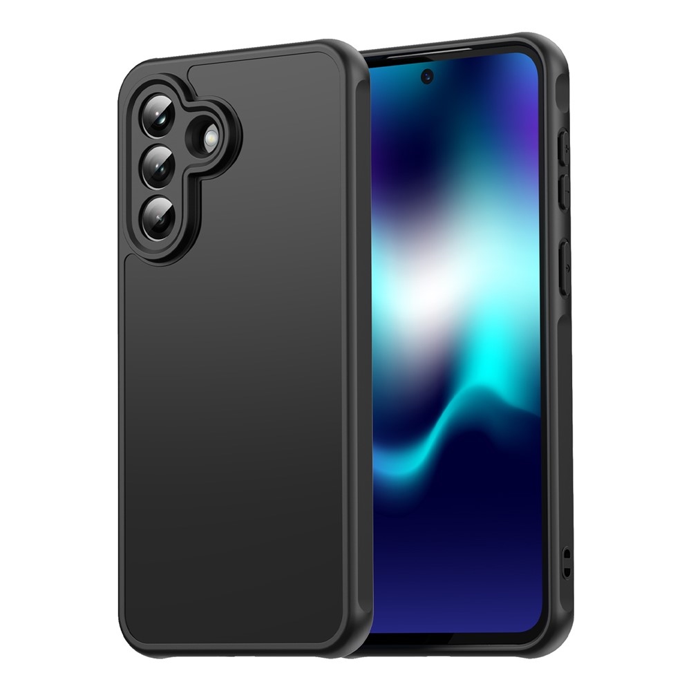 Gél tok kemény hátlappal Samsung Galaxy A37 5G - fekete/fekete - fekete / fekete