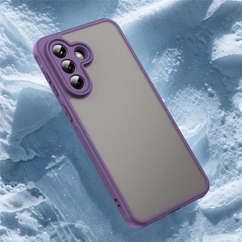 Zselés tok kemény hátlappal Samsung Galaxy A37 5G - lila