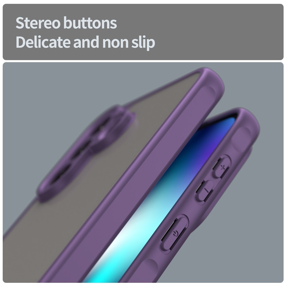 Zselés tok kemény hátlappal Samsung Galaxy A37 5G - lila