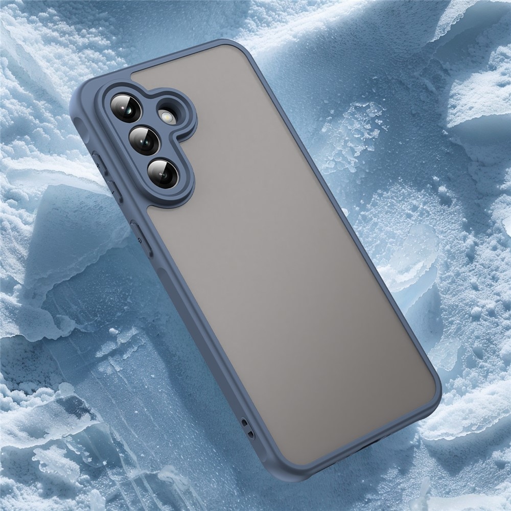 Zselés tok kemény hátlappal Samsung Galaxy A37 5G - kék