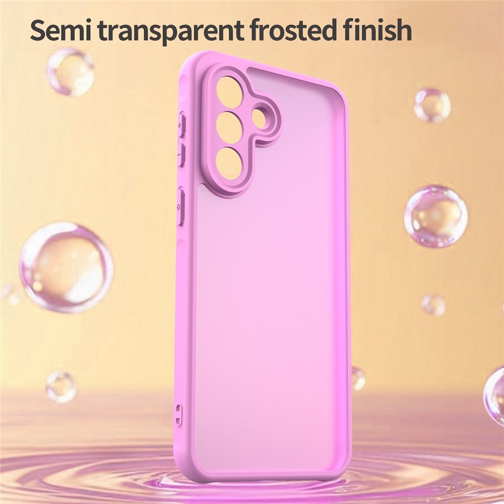 Gél tok kemény hátlappal Samsung Galaxy A37 5G - világos lila