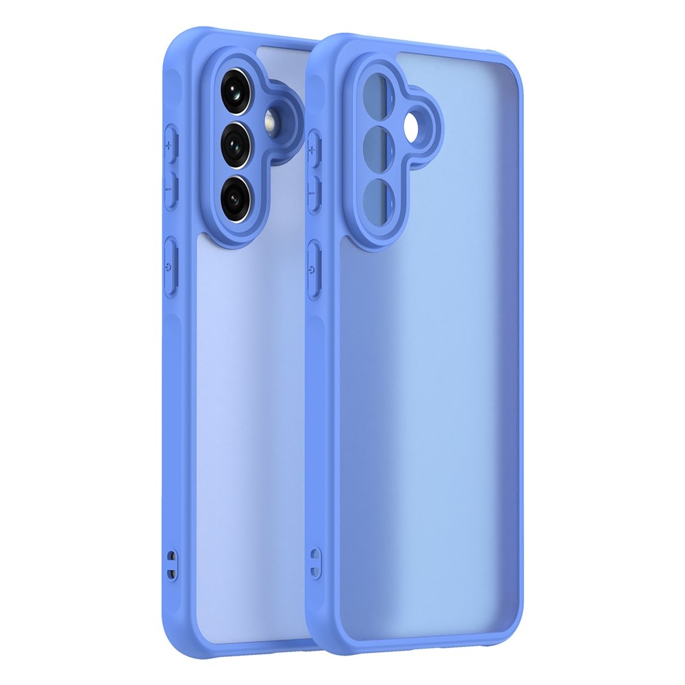 Gél tok kemény hátlappal Samsung Galaxy A37 5G - világoskék színben