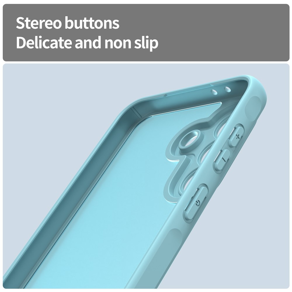 Zselés tok kemény hátlappal Samsung Galaxy A37 5G - világoszöld