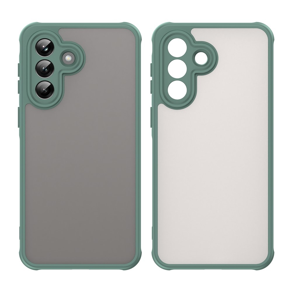 Zselés tok kemény hátlappal Samsung Galaxy A37 5G - zöld