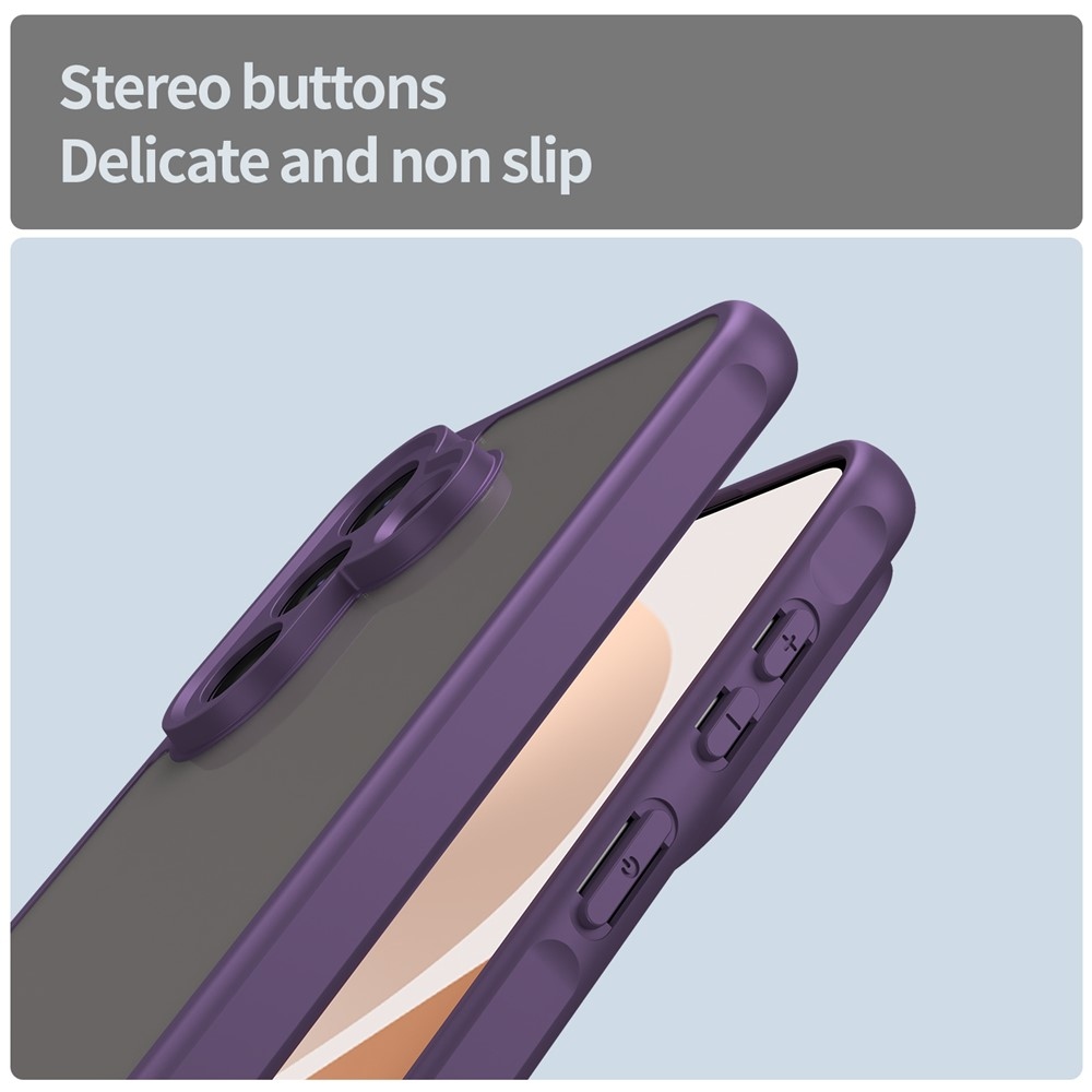 Zselés tok kemény hátlappal Samsung Galaxy A57 5G - lila