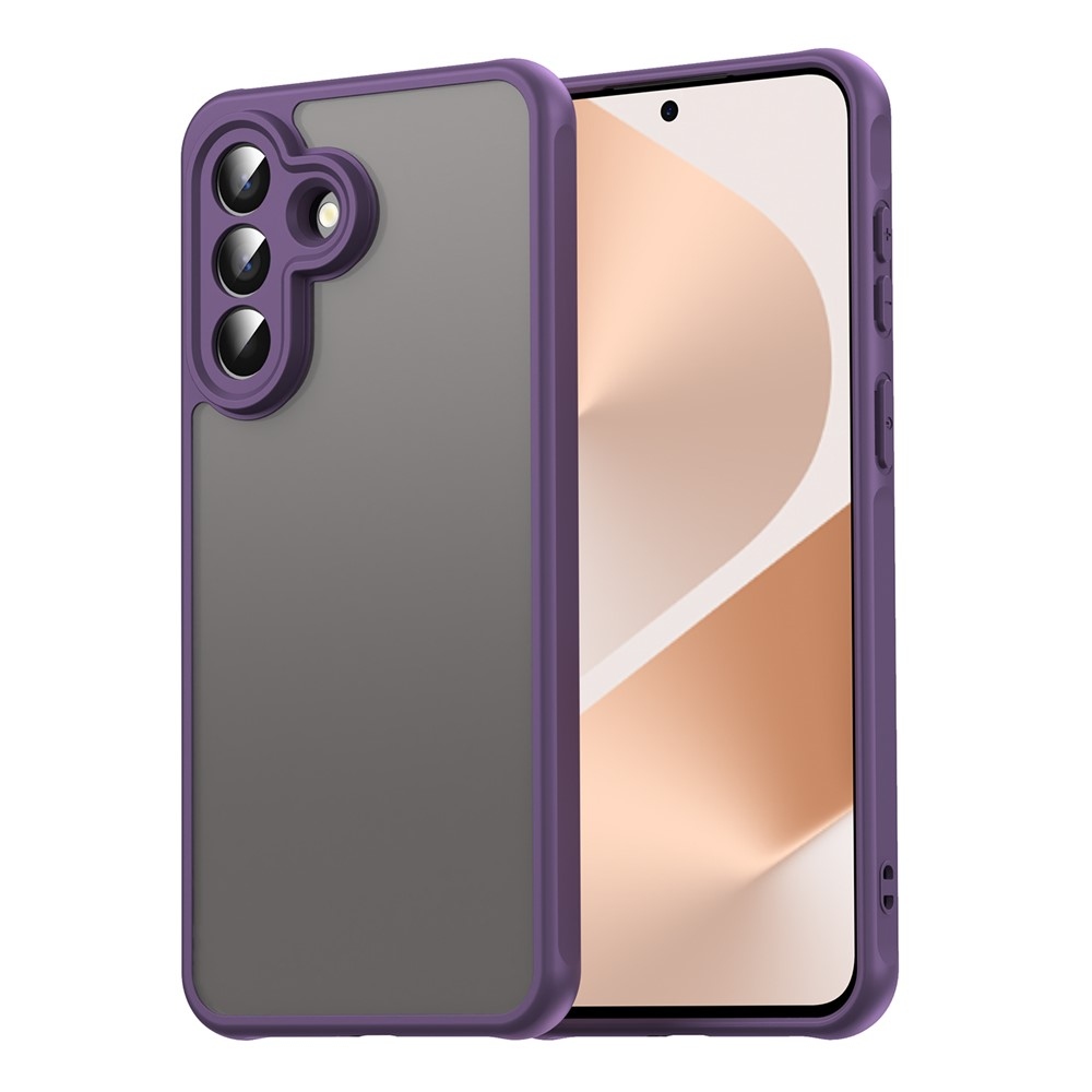 Zselés tok kemény hátlappal Samsung Galaxy A57 5G - lila