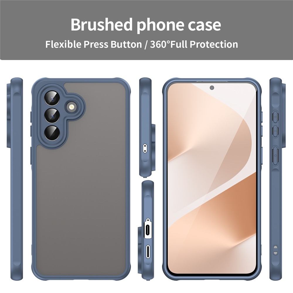 Zselés tok kemény hátlappal Samsung Galaxy A57 5G - kék