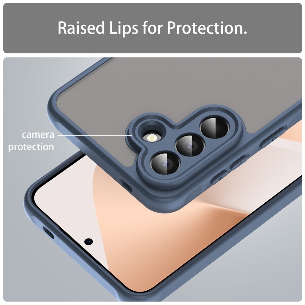 Zselés tok kemény hátlappal Samsung Galaxy A57 5G - kék