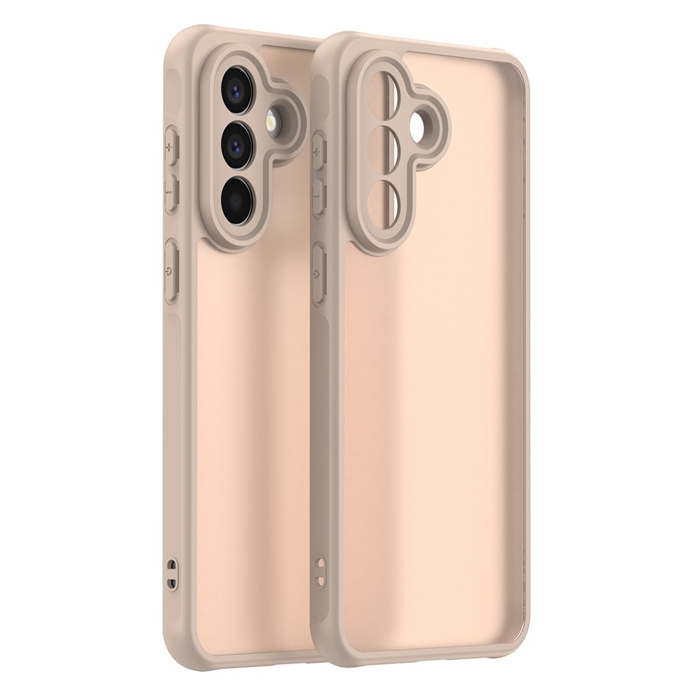 Zselés tok kemény hátlappal Samsung Galaxy A57 5G - narancssárga