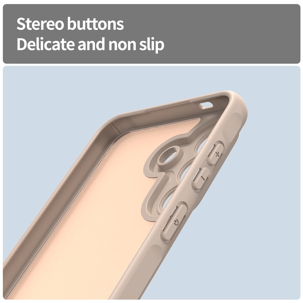 Zselés tok kemény hátlappal Samsung Galaxy A57 5G - narancssárga