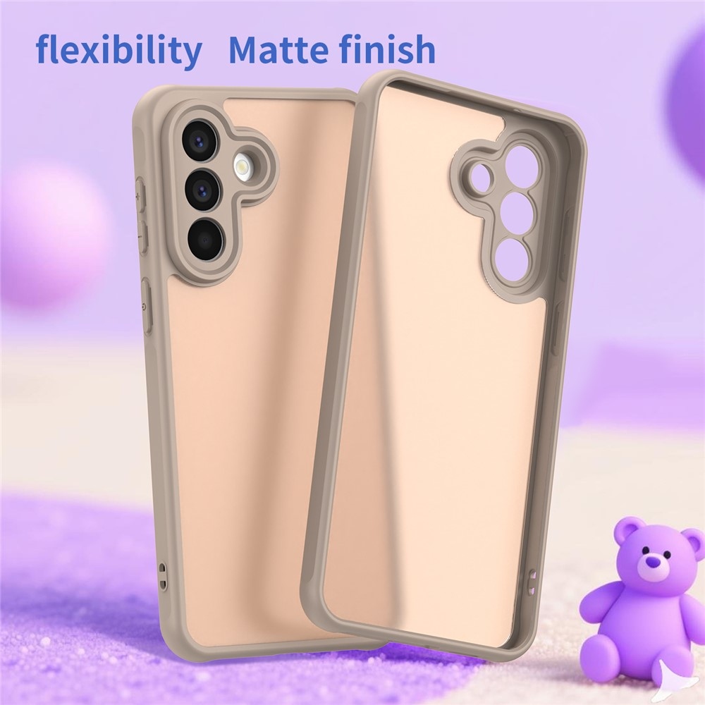 Zselés tok kemény hátlappal Samsung Galaxy A57 5G - narancssárga