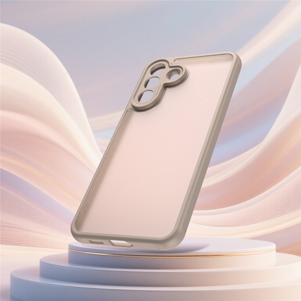 Zselés tok kemény hátlappal Samsung Galaxy A57 5G - narancssárga