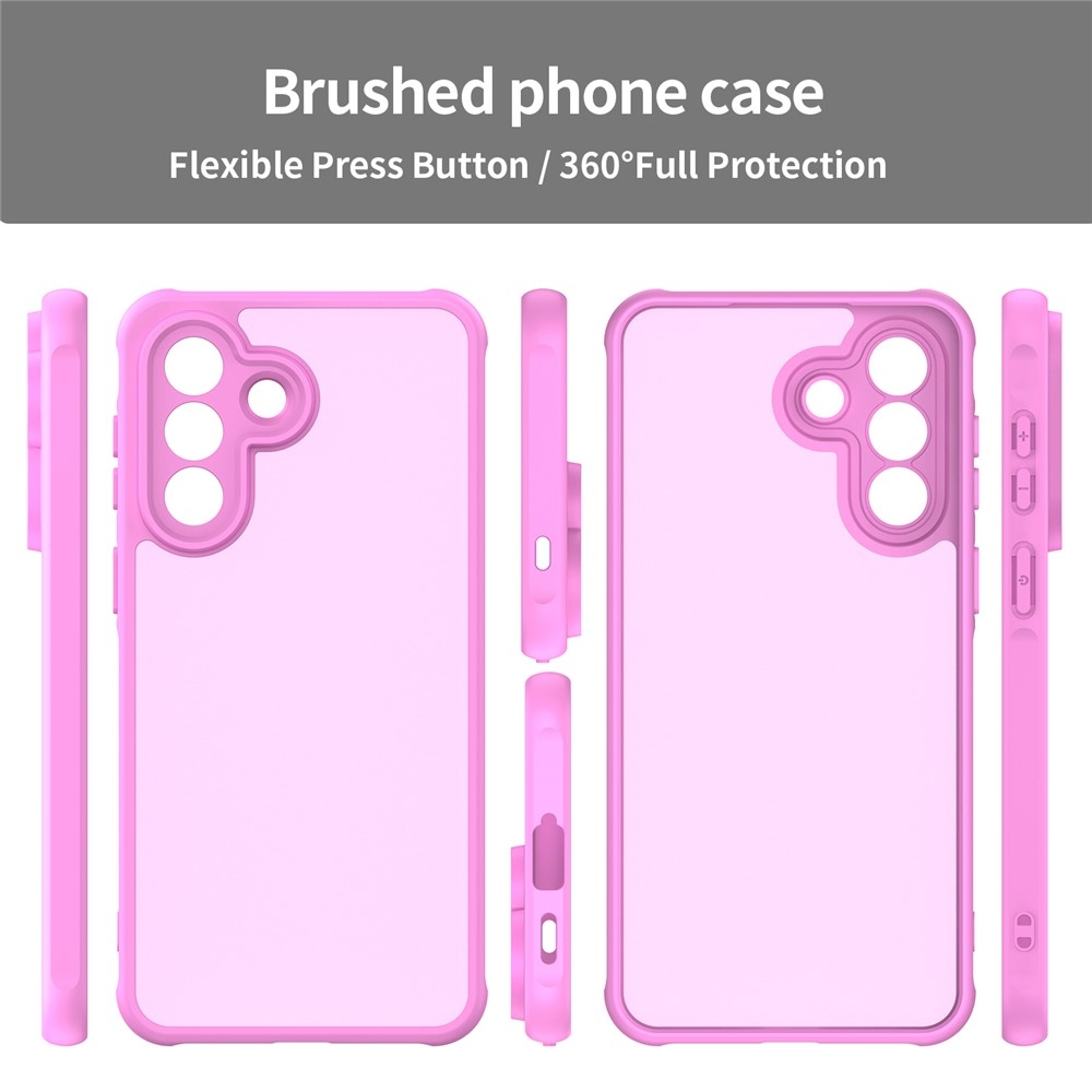 Zselés tok kemény hátlappal Samsung Galaxy A57 5G - világos lila