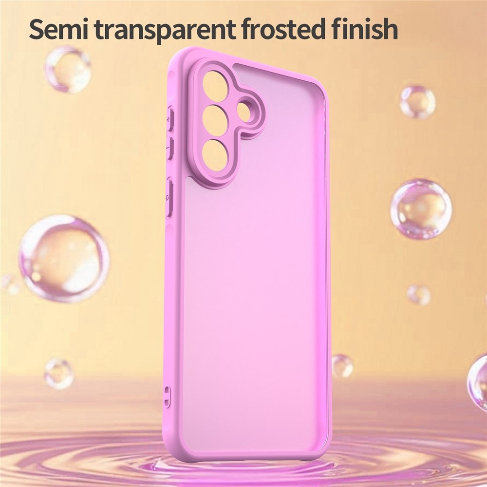 Zselés tok kemény hátlappal Samsung Galaxy A57 5G - világos lila