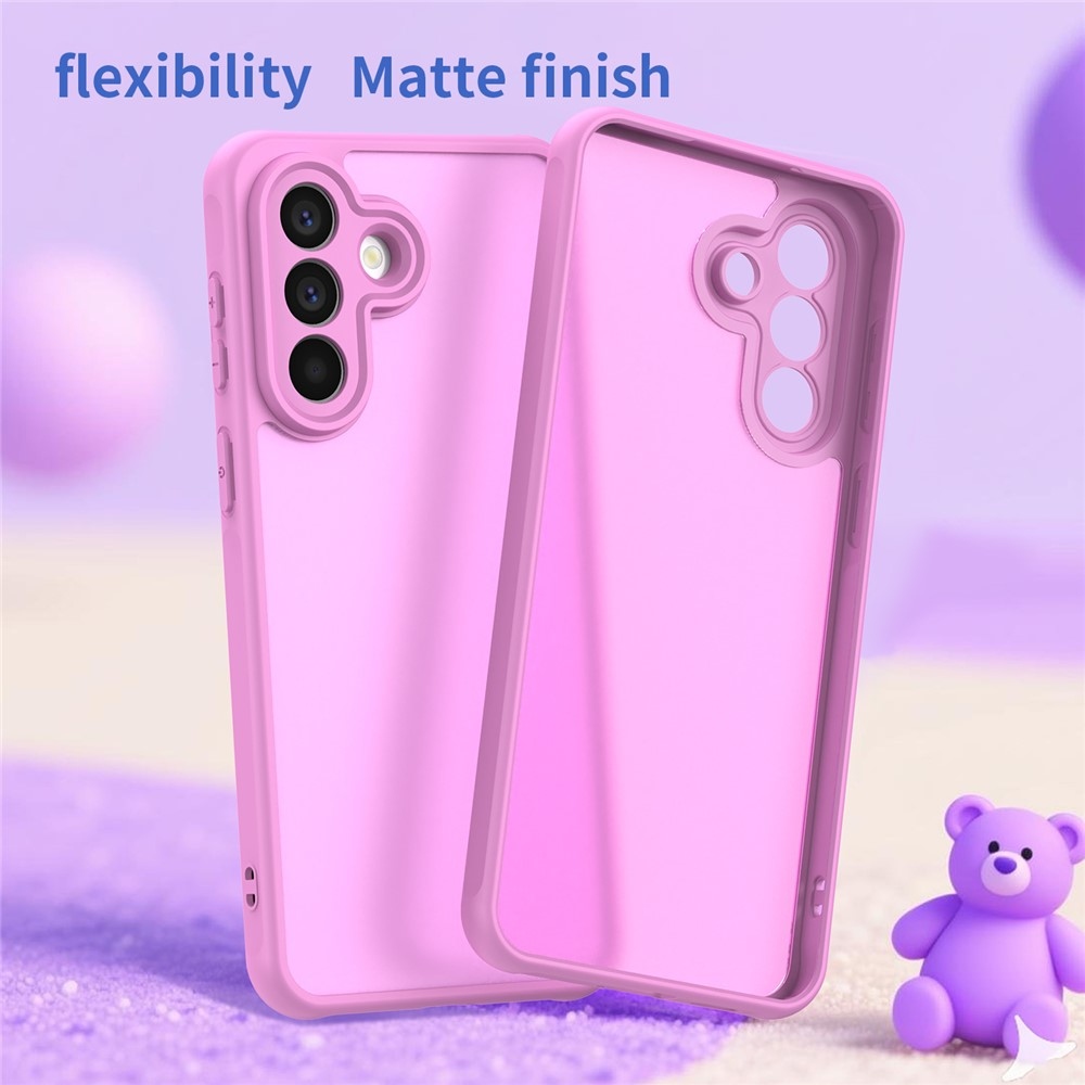 Zselés tok kemény hátlappal Samsung Galaxy A57 5G - világos lila