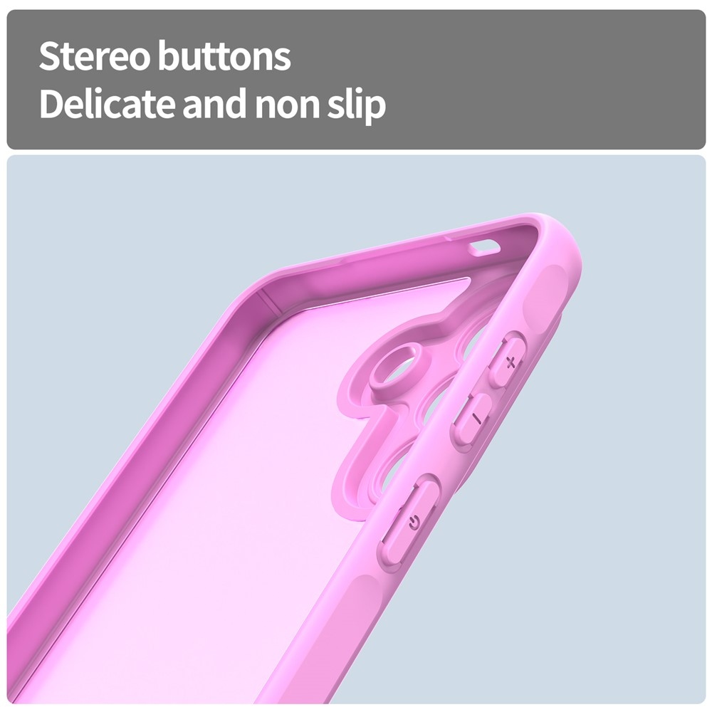 Zselés tok kemény hátlappal Samsung Galaxy A57 5G - világos lila