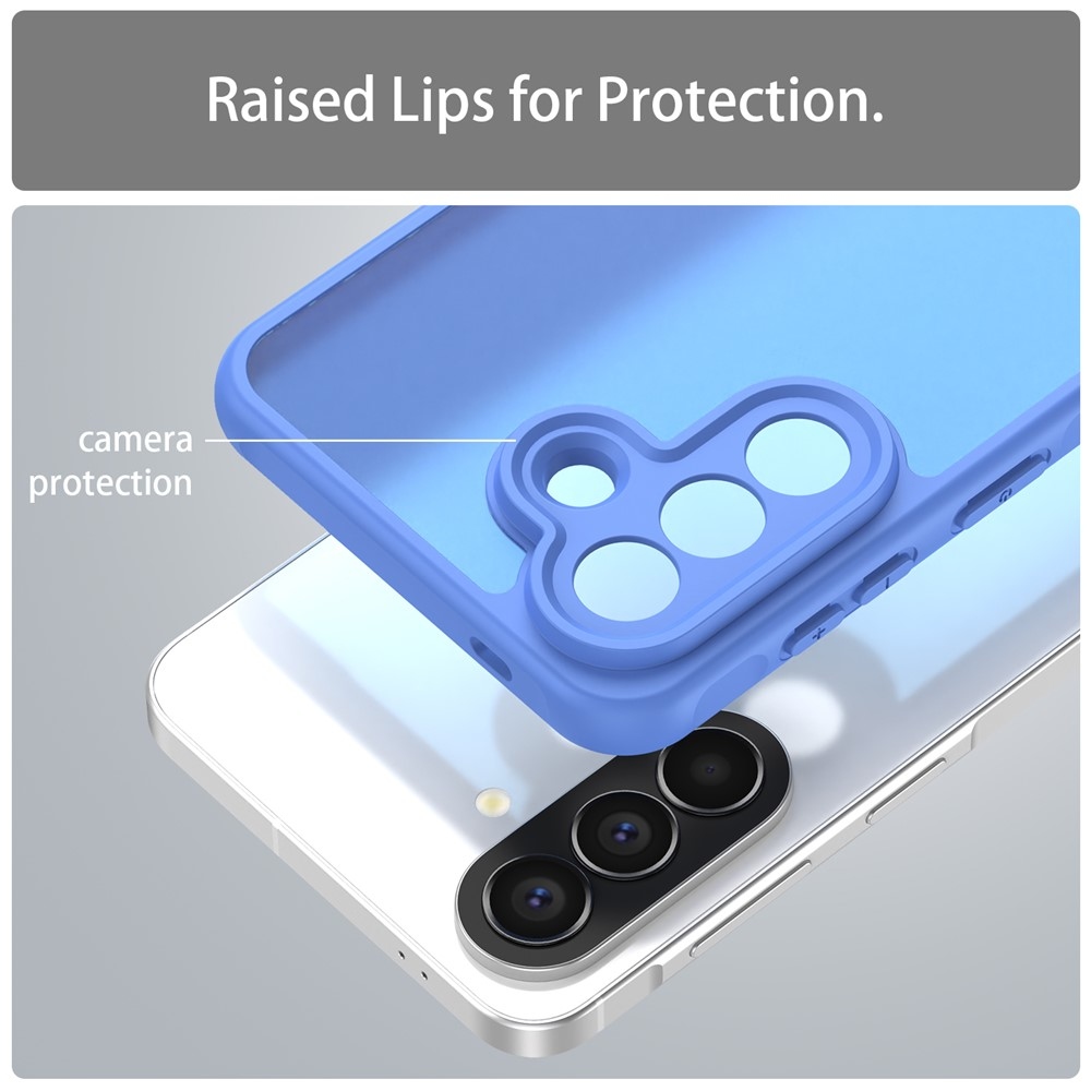 Zselés tok kemény hátlappal Samsung Galaxy A57 5G - világoskék