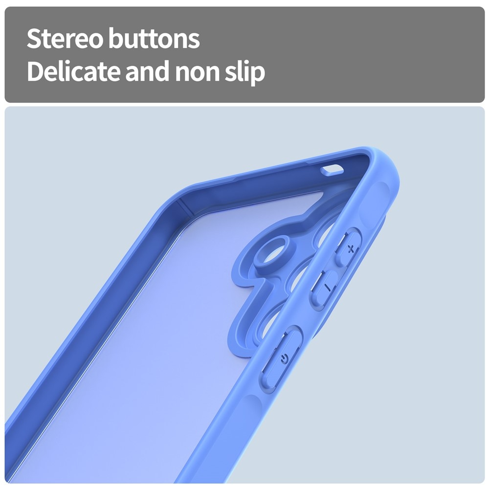 Zselés tok kemény hátlappal Samsung Galaxy A57 5G - világoskék