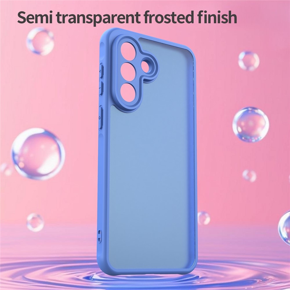 Zselés tok kemény hátlappal Samsung Galaxy A57 5G - világoskék