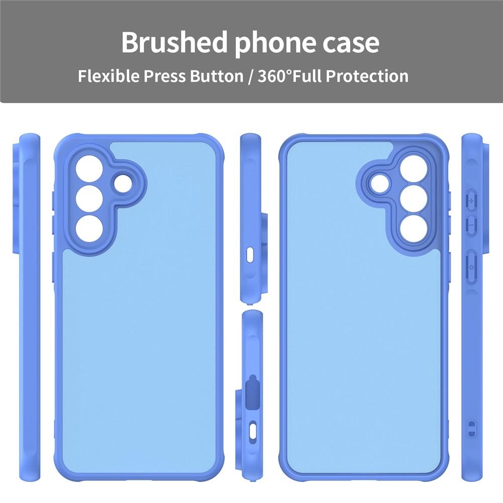 Zselés tok kemény hátlappal Samsung Galaxy A57 5G - világoskék