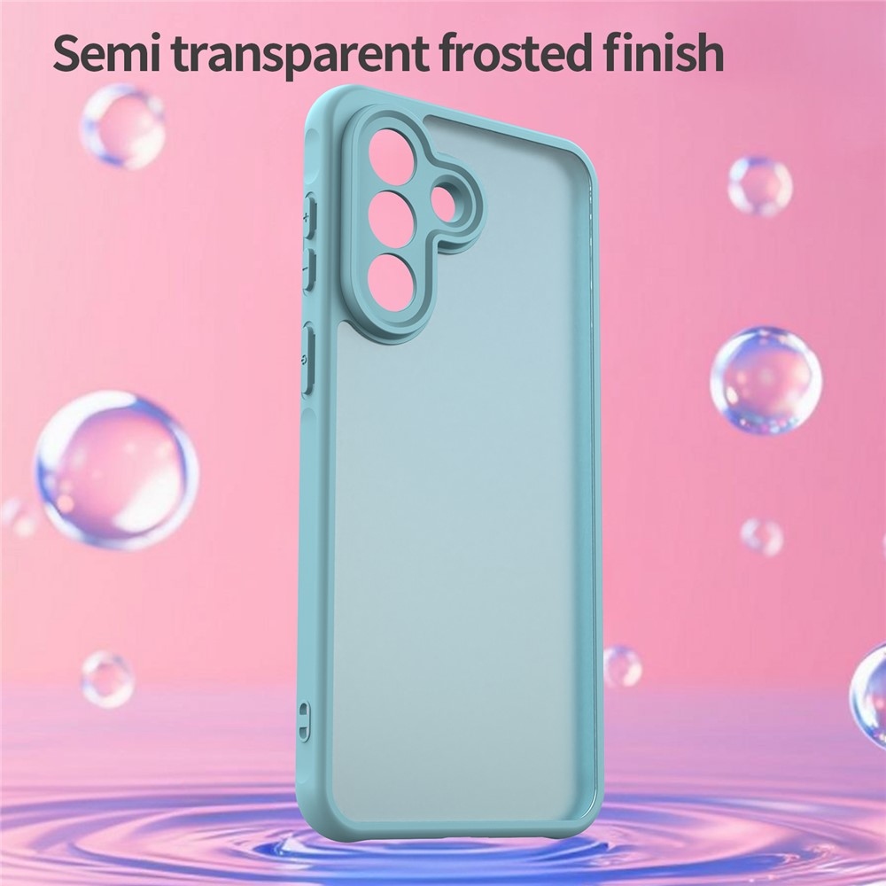 Zselés tok kemény hátlappal Samsung Galaxy A57 5G - világoszöld