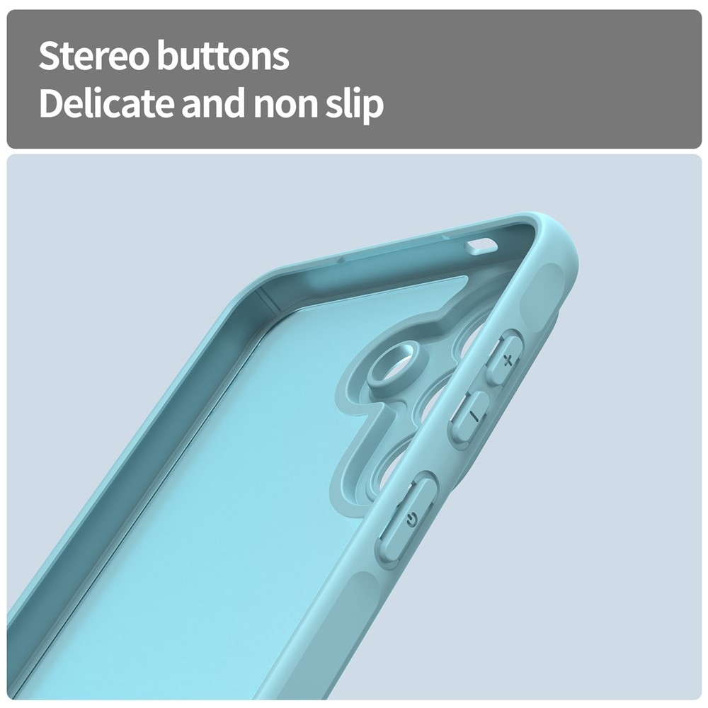 Zselés tok kemény hátlappal Samsung Galaxy A57 5G - világoszöld