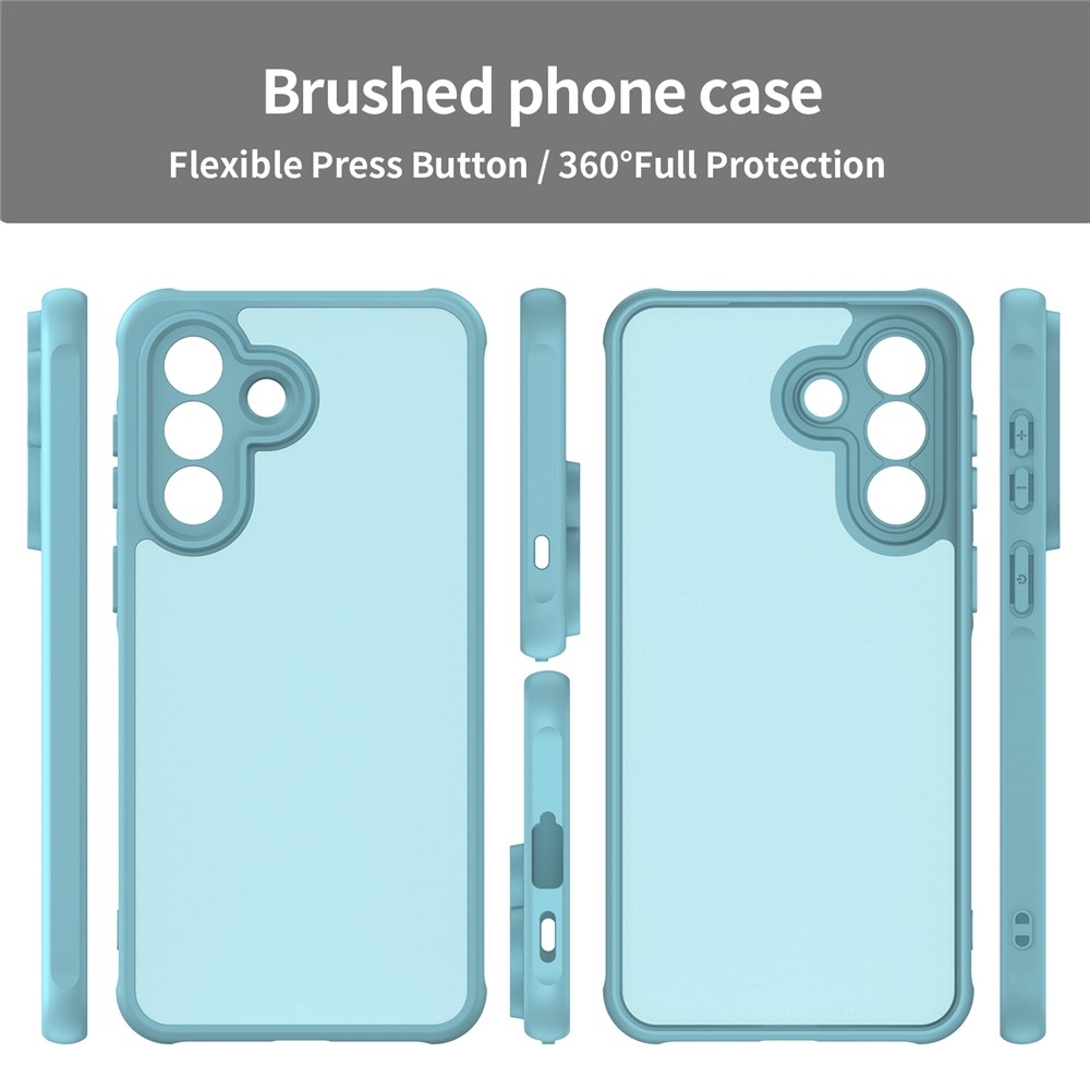 Zselés tok kemény hátlappal Samsung Galaxy A57 5G - világoszöld