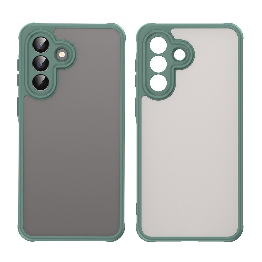 Zselés tok kemény hátlappal Samsung Galaxy A57 5G - zöld