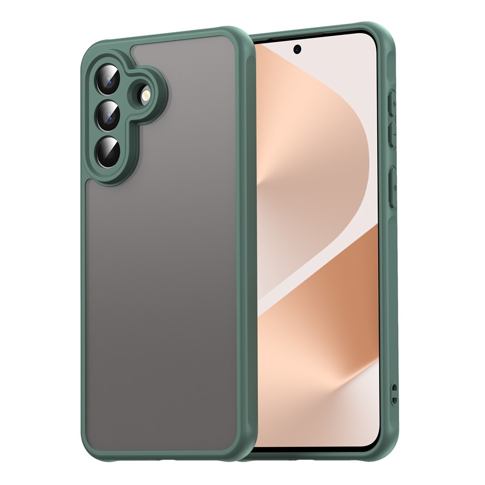 Zselés tok kemény hátlappal Samsung Galaxy A57 5G - zöld