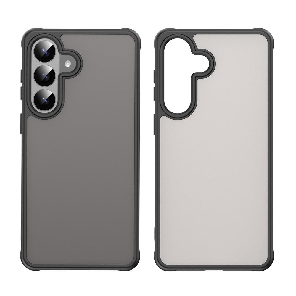 Gél tok kemény hátlappal Samsung Galaxy S26 készülékhez - fekete