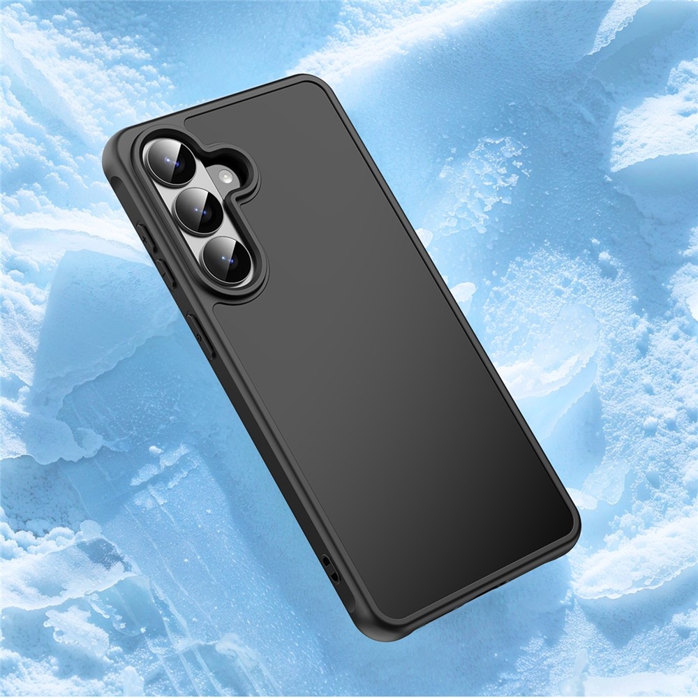 Proof gél tok fix hátlappal Samsung Galaxy S26-hoz - fekete/fekete