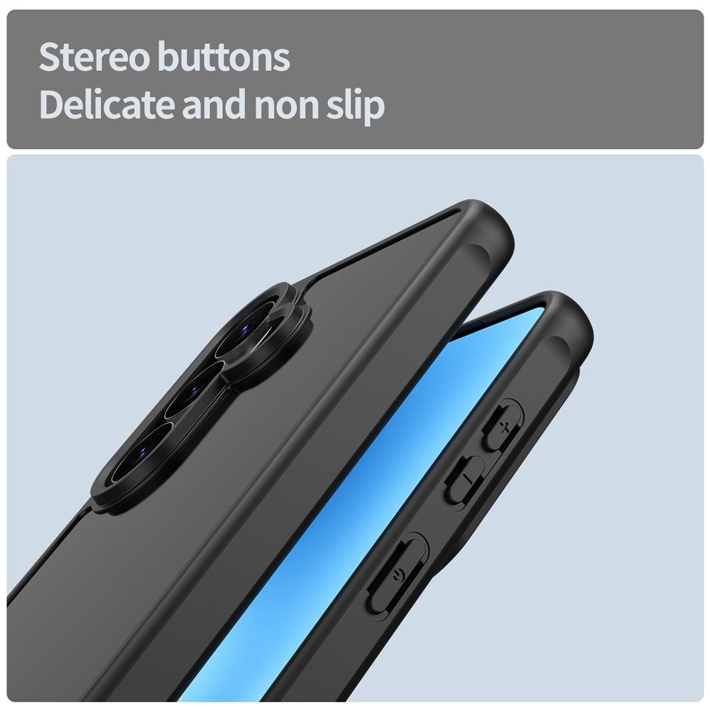 Proof gél tok fix hátlappal Samsung Galaxy S26-hoz - fekete/fekete