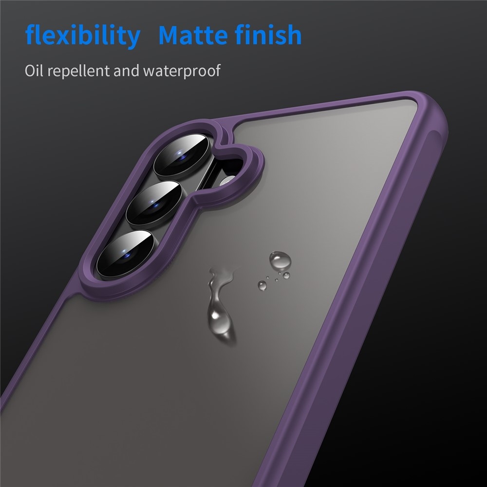 Gél tok kemény hátlappal Samsung Galaxy S26 készülékhez - lila