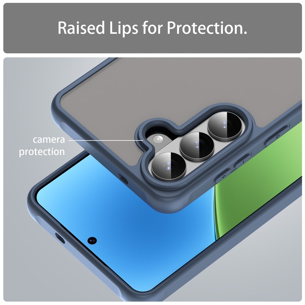 Gél tok kemény hátlappal Samsung Galaxy S26 készülékhez - kék