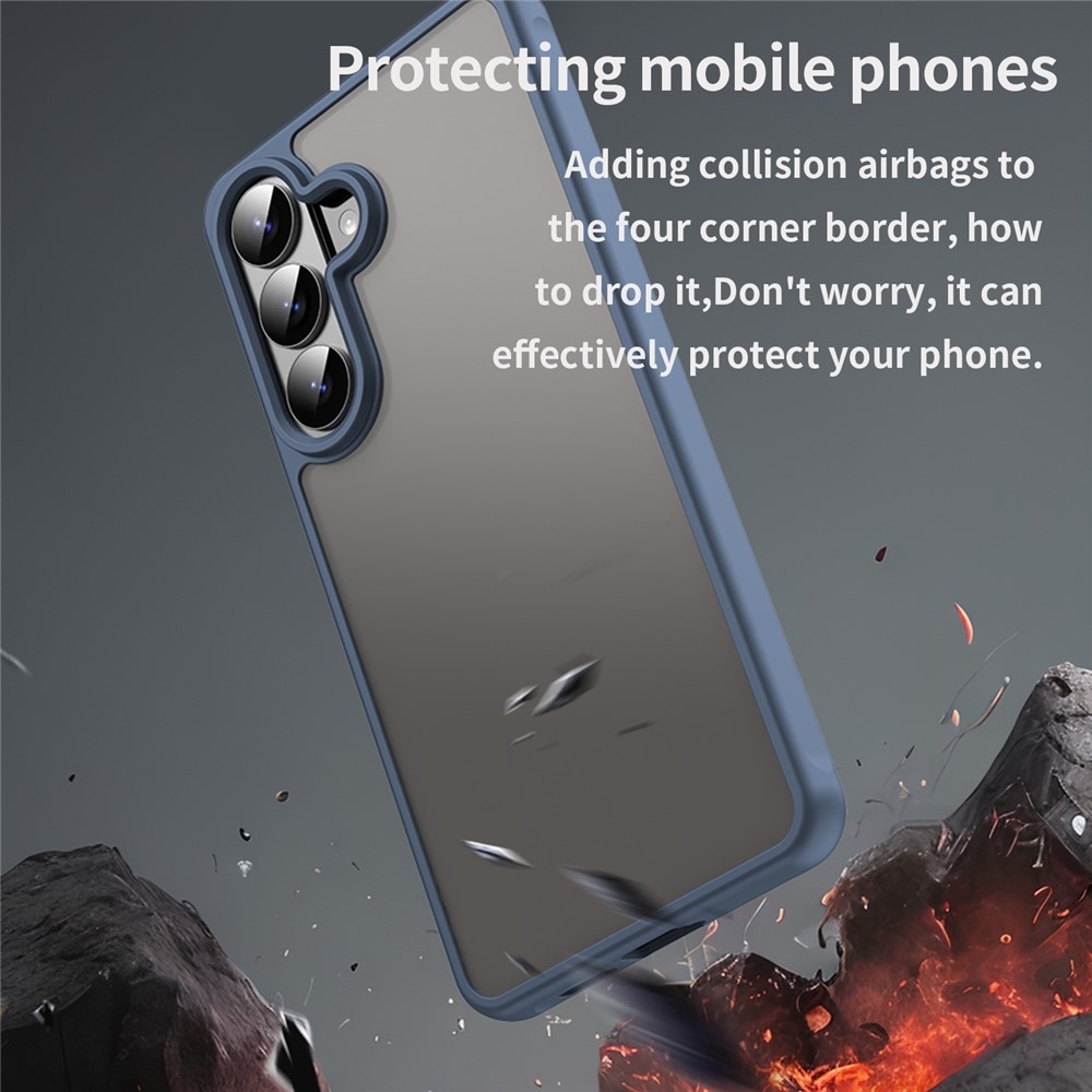 Gél tok kemény hátlappal Samsung Galaxy S26 készülékhez - kék