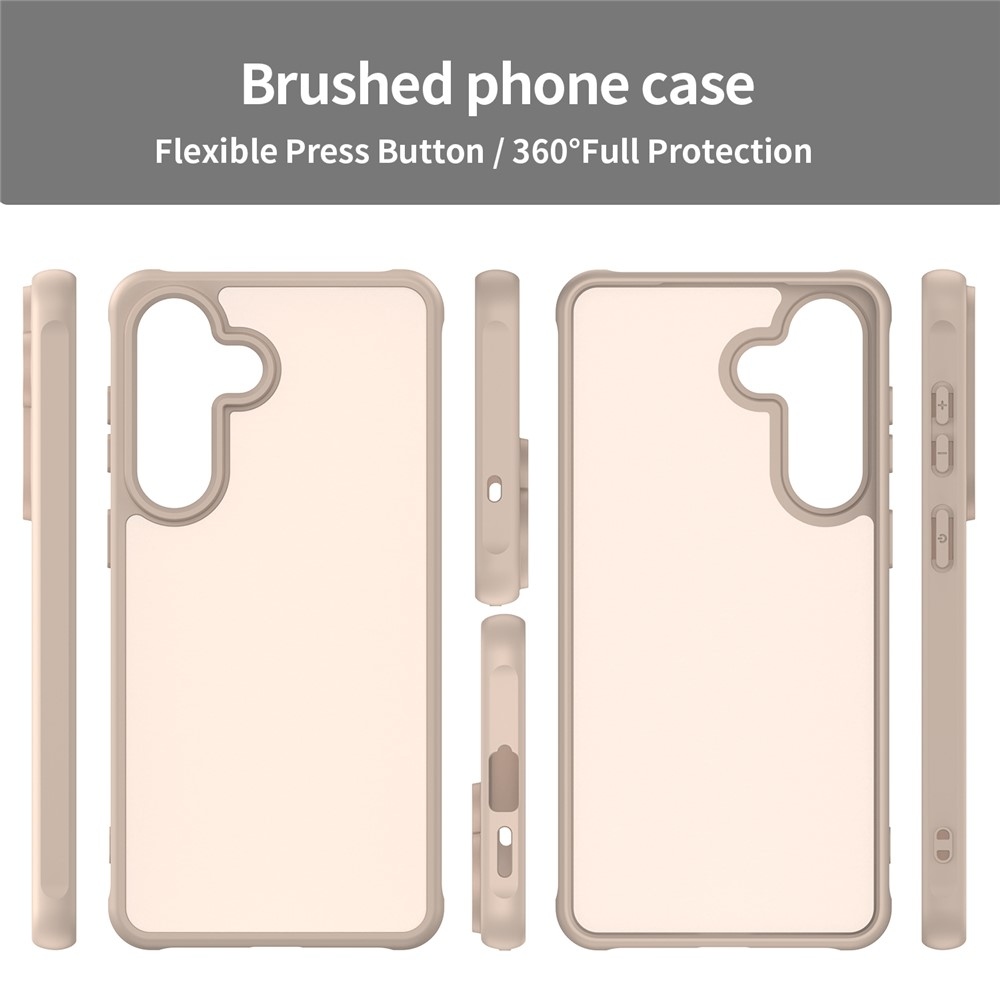 Gél tok kemény hátlappal Samsung Galaxy S26 készülékhez - narancssárga