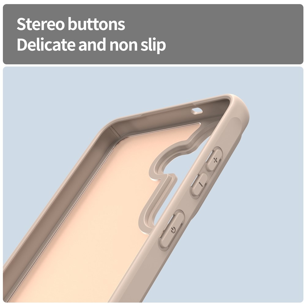 Gél tok kemény hátlappal Samsung Galaxy S26 készülékhez - narancssárga