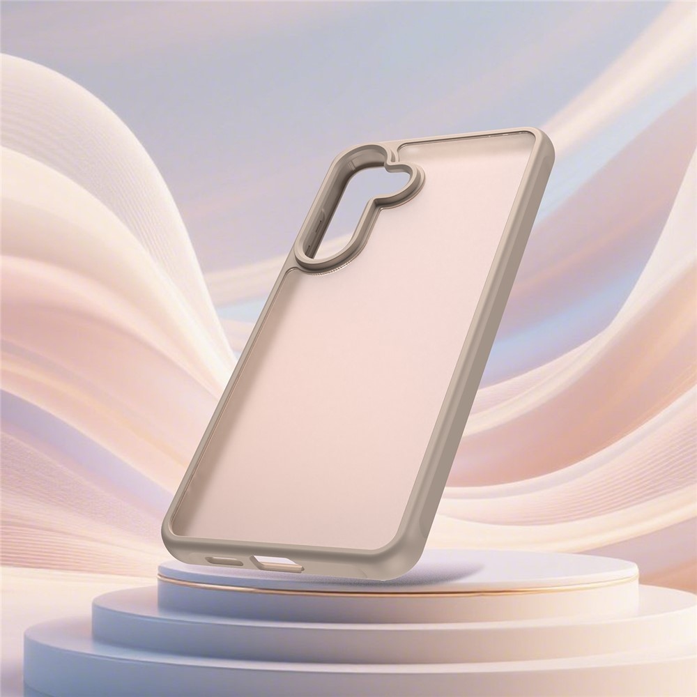 Gél tok kemény hátlappal Samsung Galaxy S26 készülékhez - narancssárga