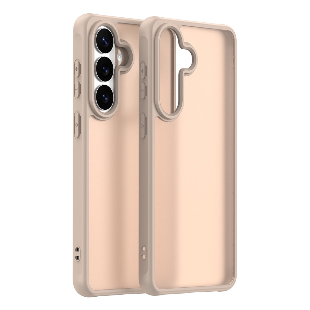 Gél tok kemény hátlappal Samsung Galaxy S26 készülékhez - narancssárga