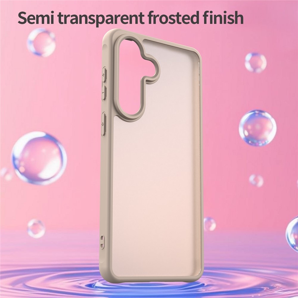 Gél tok kemény hátlappal Samsung Galaxy S26 készülékhez - narancssárga