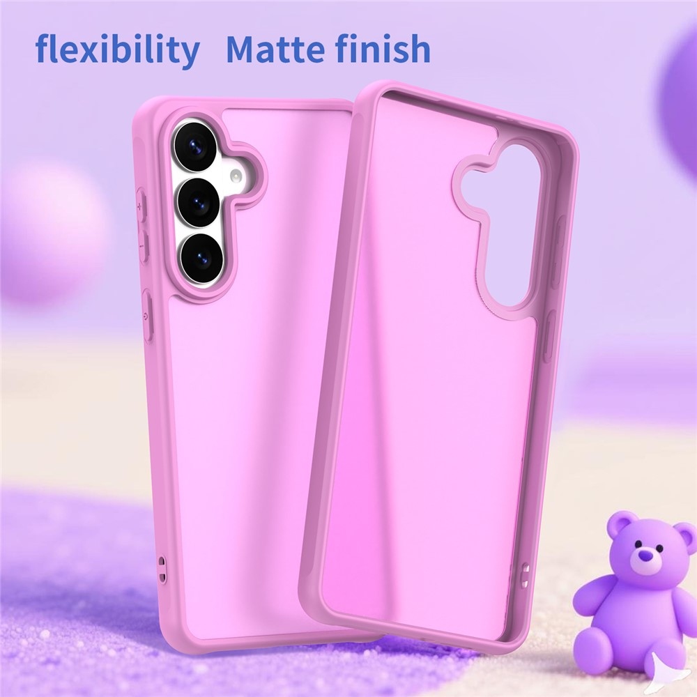 Gél tok kemény hátlappal Samsung Galaxy S26 készülékhez - világos lila