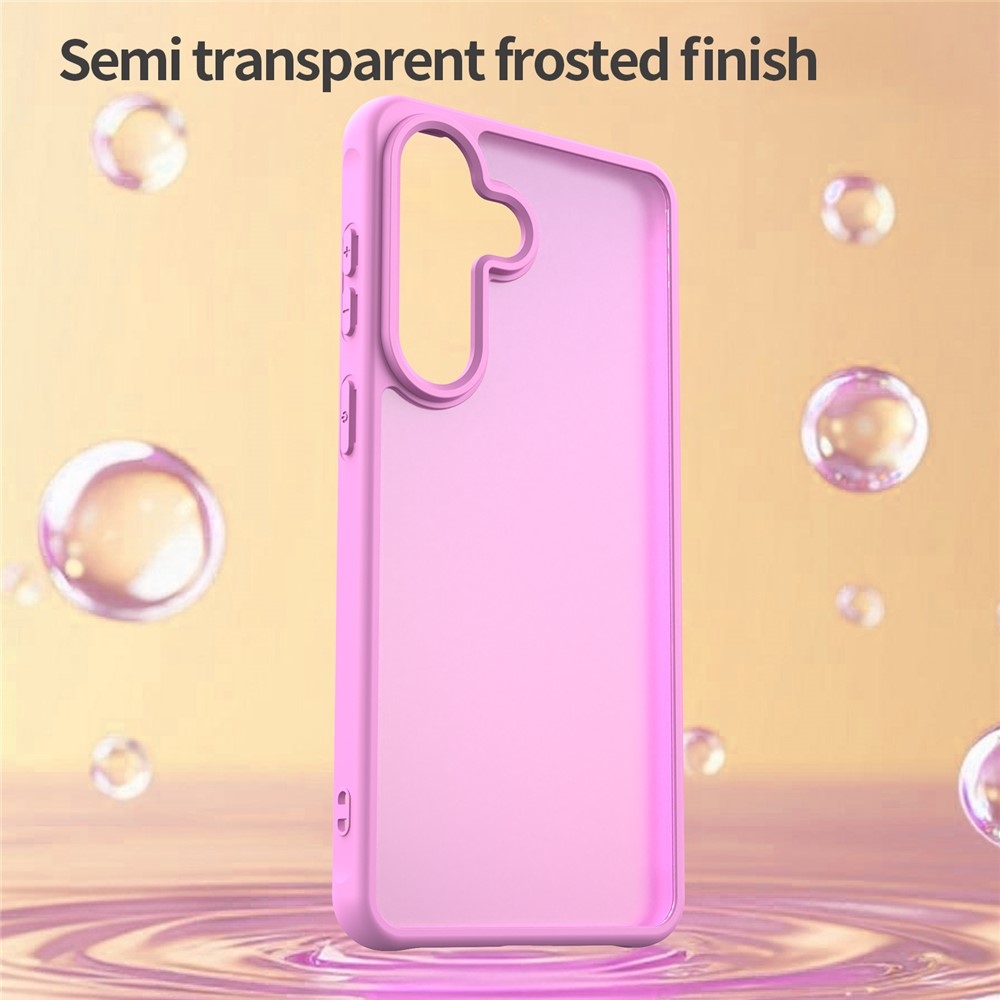 Gél tok kemény hátlappal Samsung Galaxy S26 készülékhez - világos lila