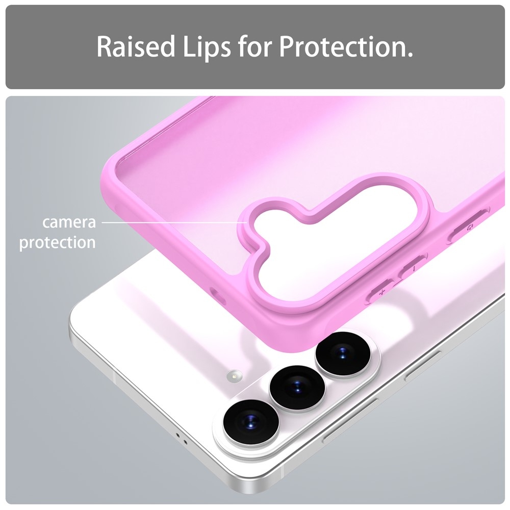 Gél tok kemény hátlappal Samsung Galaxy S26 készülékhez - világos lila